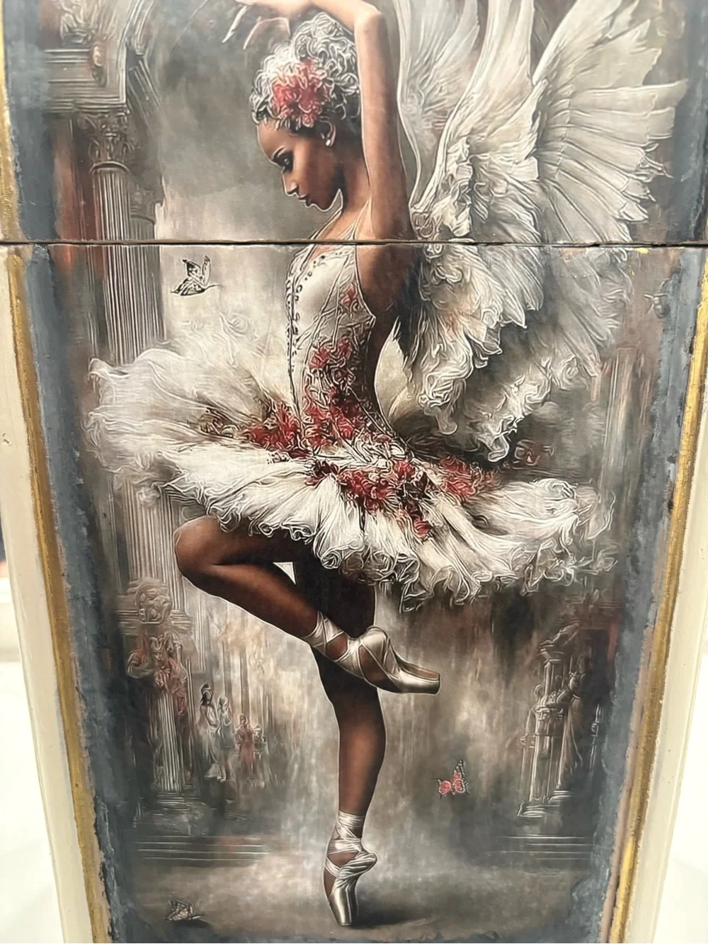 Ballerina Angel Keepsake Box